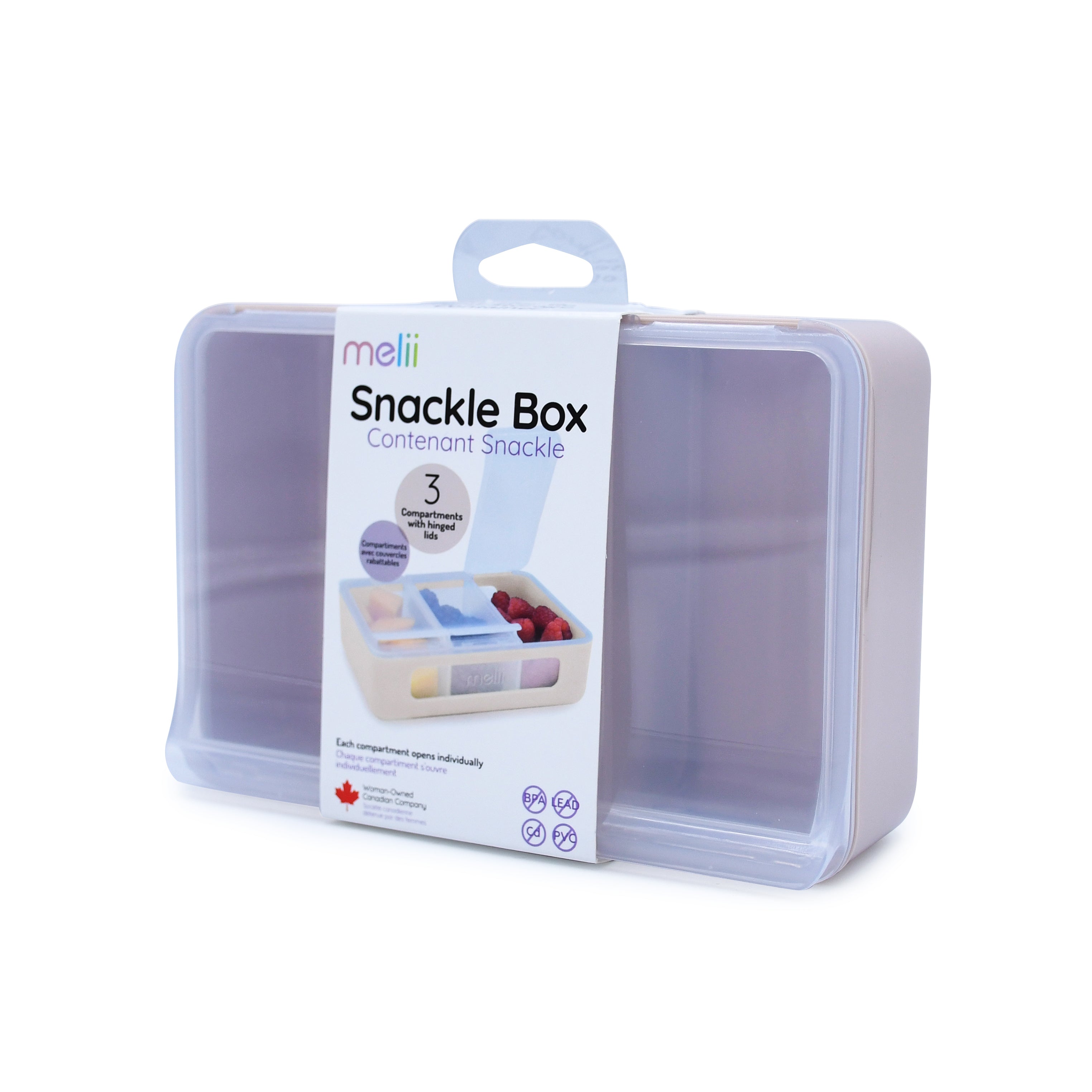 Snackle Box 3 Compartment – Meliibaby Snackle Box 3 Compartment – Meliibaby