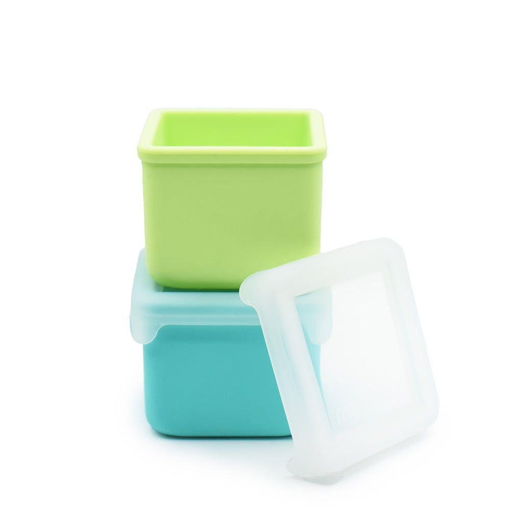 100% Silicone Snack Container – 2 Pack