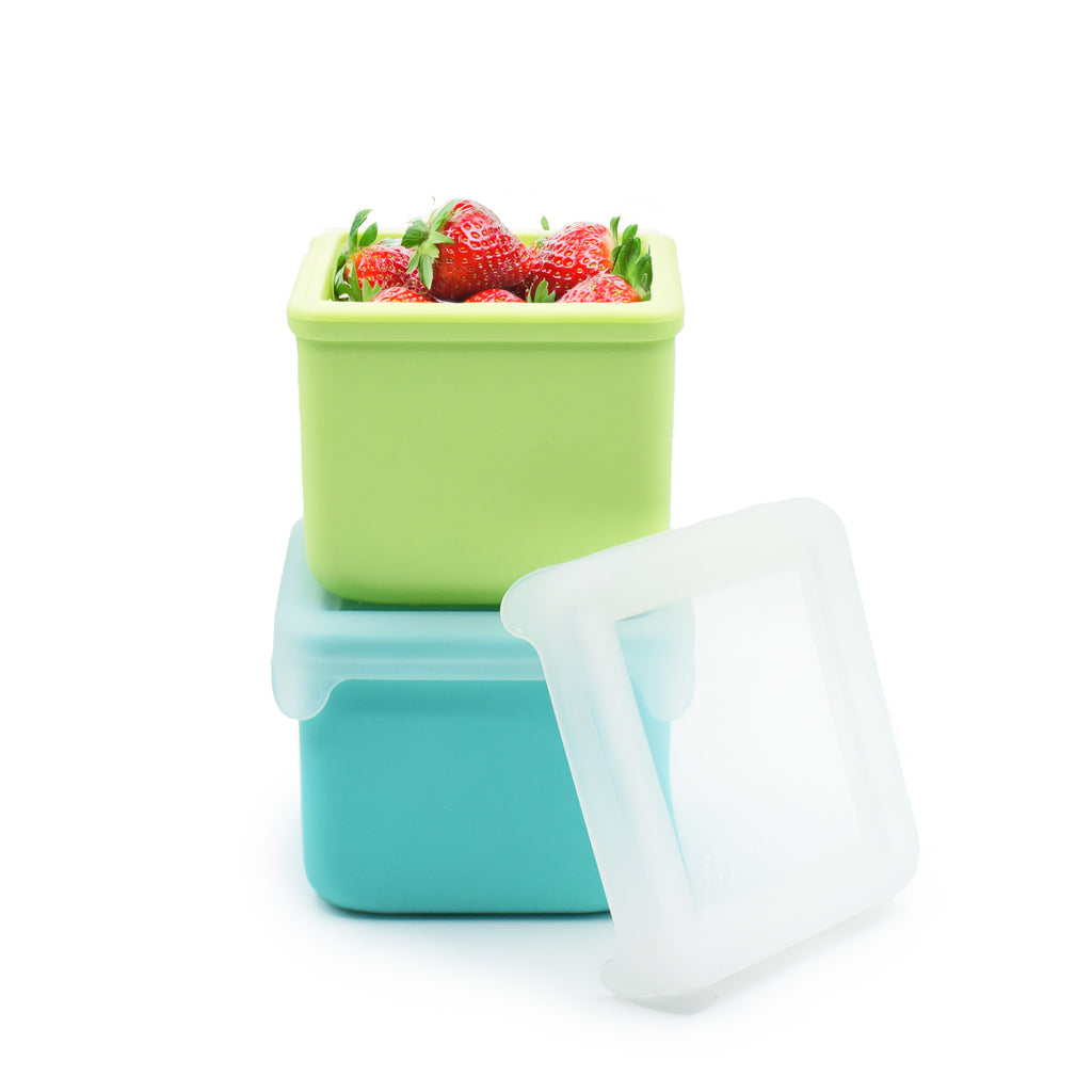 100% Silicone Snack Container – 2 Pack