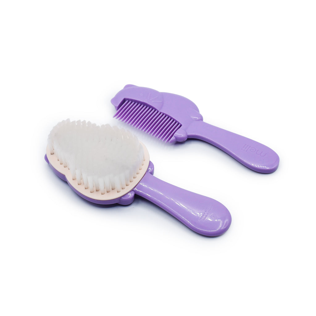 2 Piece Hair Brush and Comb Set