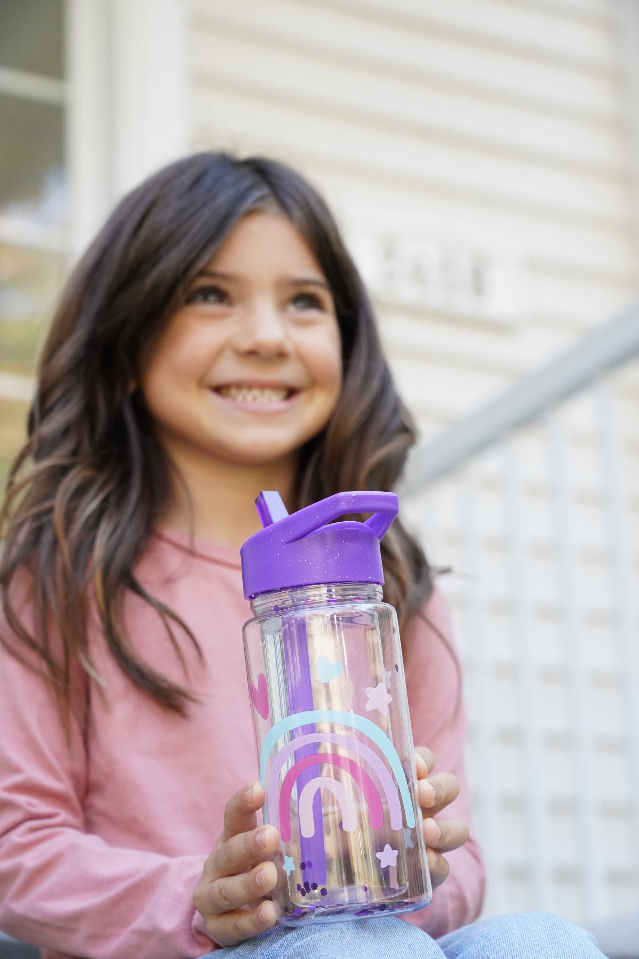 Double-Wall Water Bottle with Straw – Meliibaby