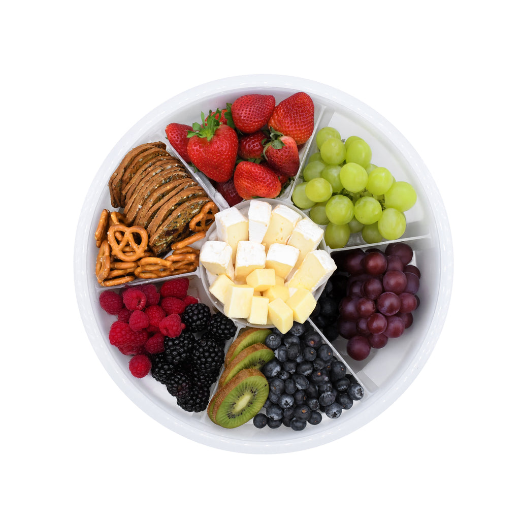 Round Snackle Platter Box