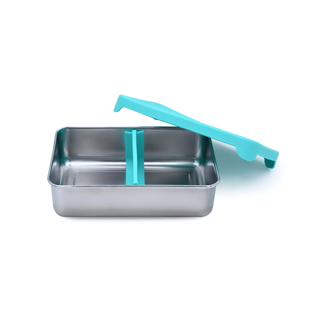 Stainless Steel Bento Box with Silicone Lid & Removeable Divider