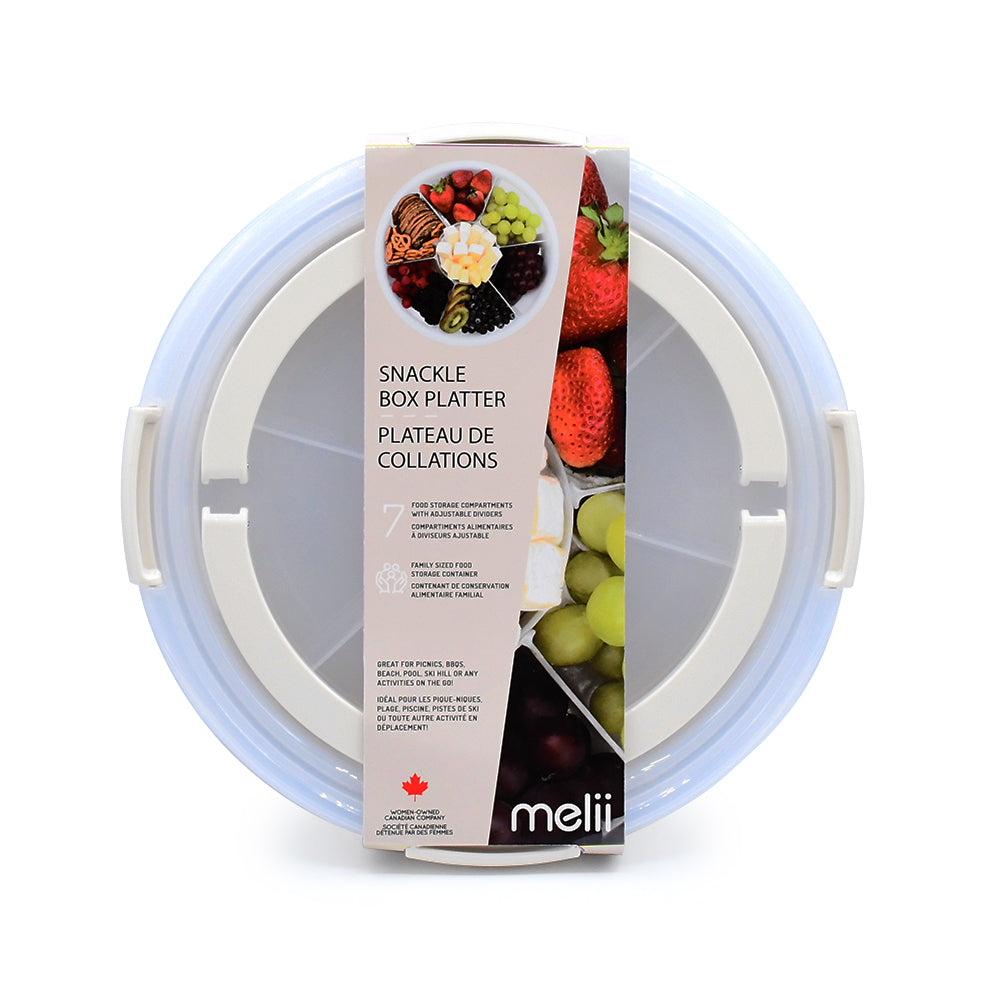 Round Snackle Platter Box