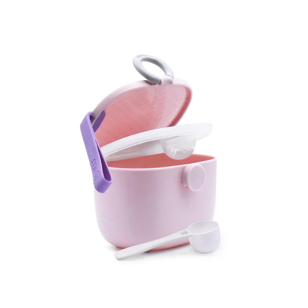 Baby Formula Storage Container with Integrated Scoop
