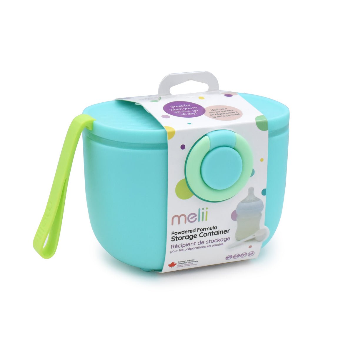 Baby Formula Storage Container with Integrated Scoop Meliibaby
