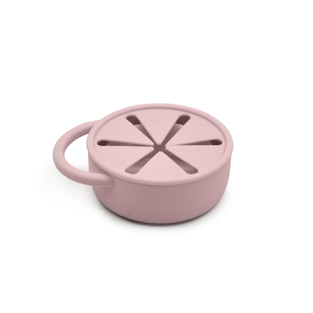 100% Silicone Collapsible Snack Container with Finger Trap