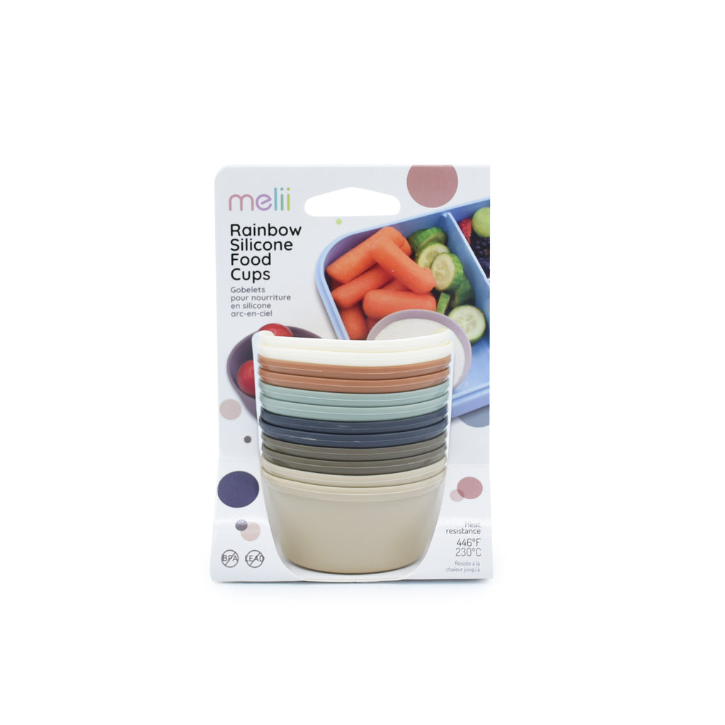 Rainbow Silicone Food Cups