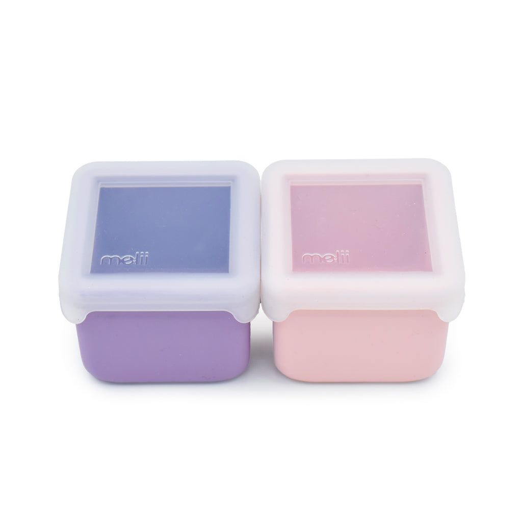 100% Silicone Snack Container – 2 Pack