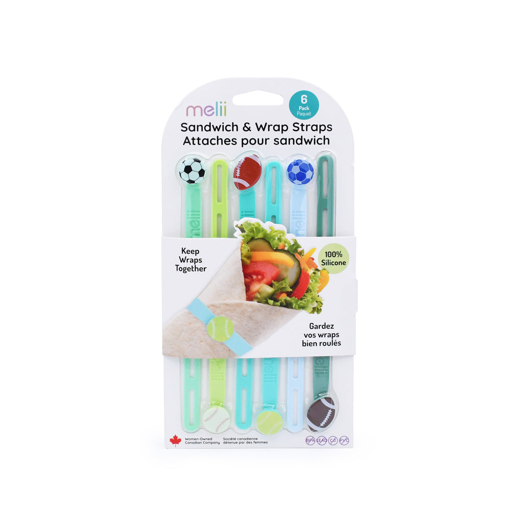 Silicone Sandwich Wrap Straps 6 Pack