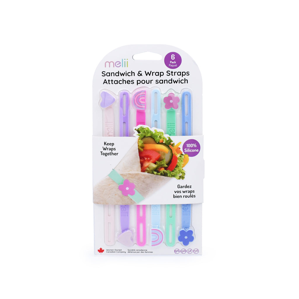 Silicone Sandwich Wrap Straps 6 Pack