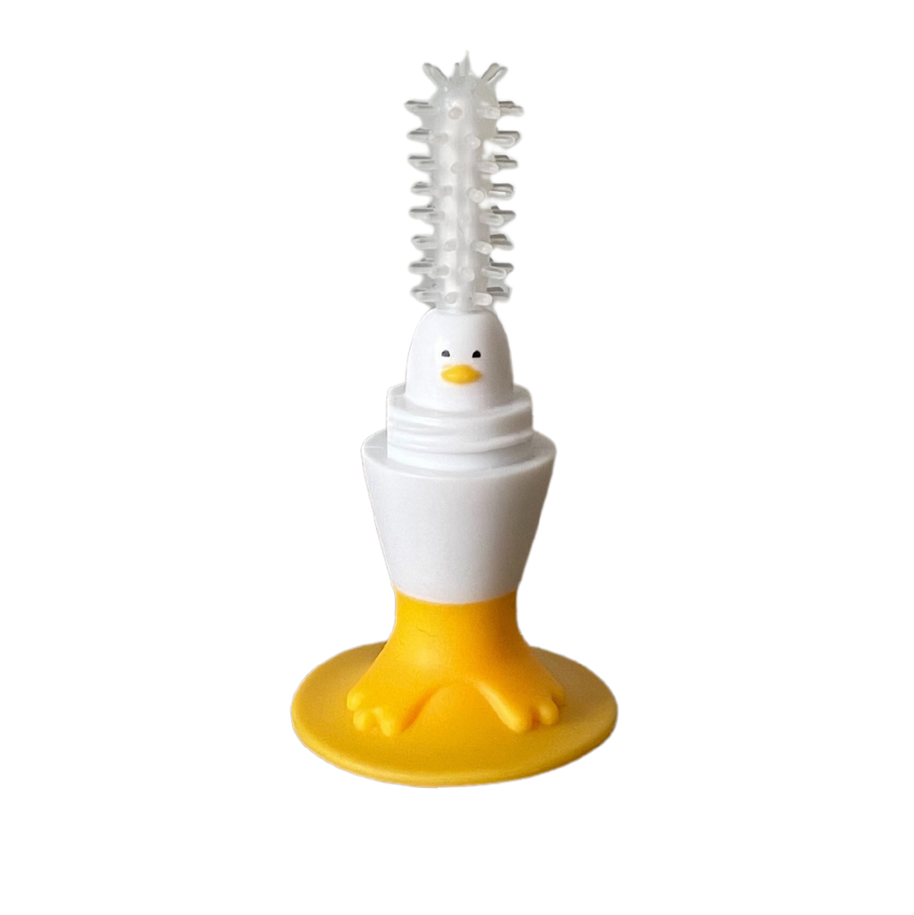 Bottle Brush & Nipple Cleaner with Bristles – Duck