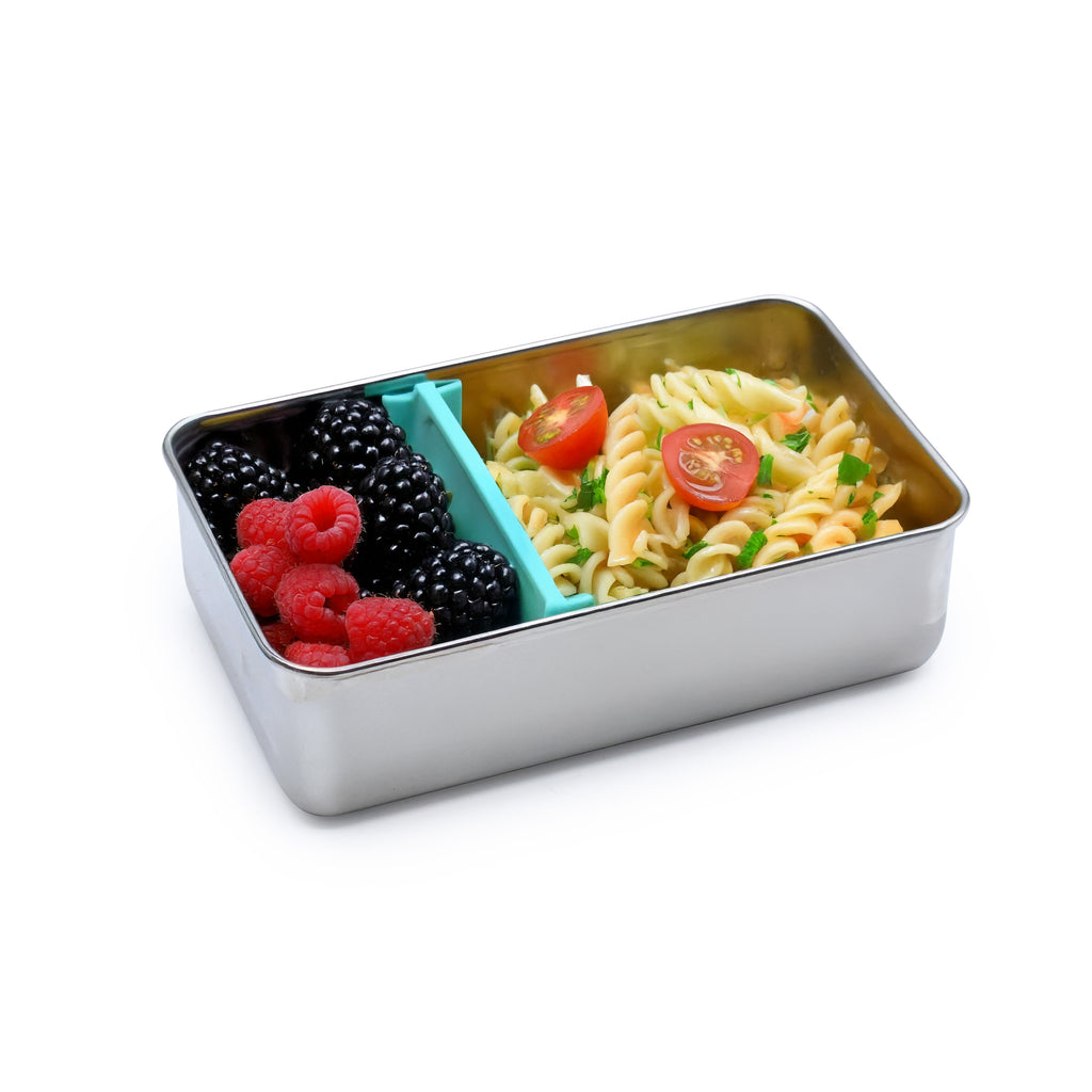 Stainless Steel Bento Box with Silicone Lid & Removeable Divider