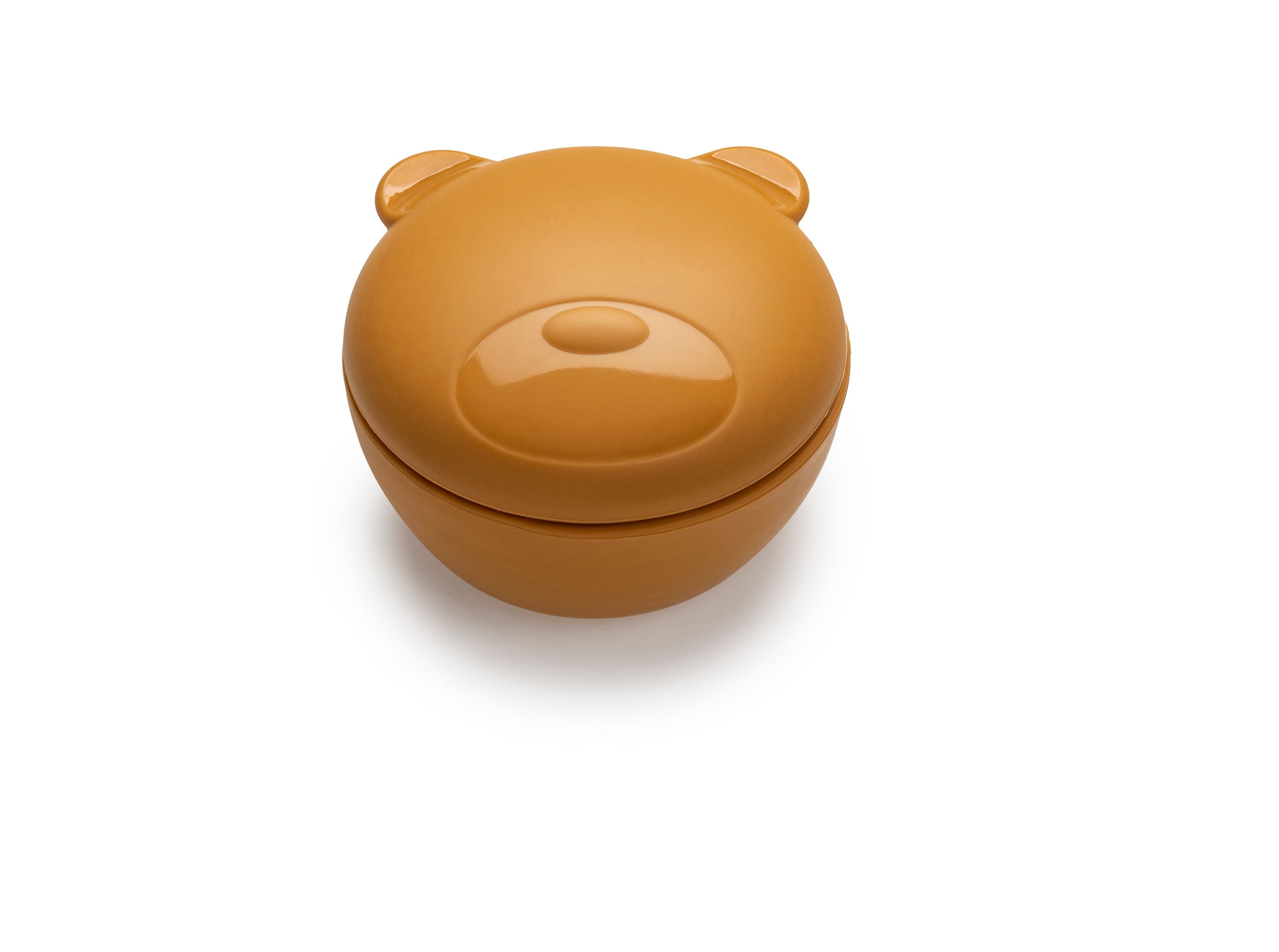 1pc Cartoon Bear Design Pet Bowl, Baby Blue Cute Silicone Pet Bowl