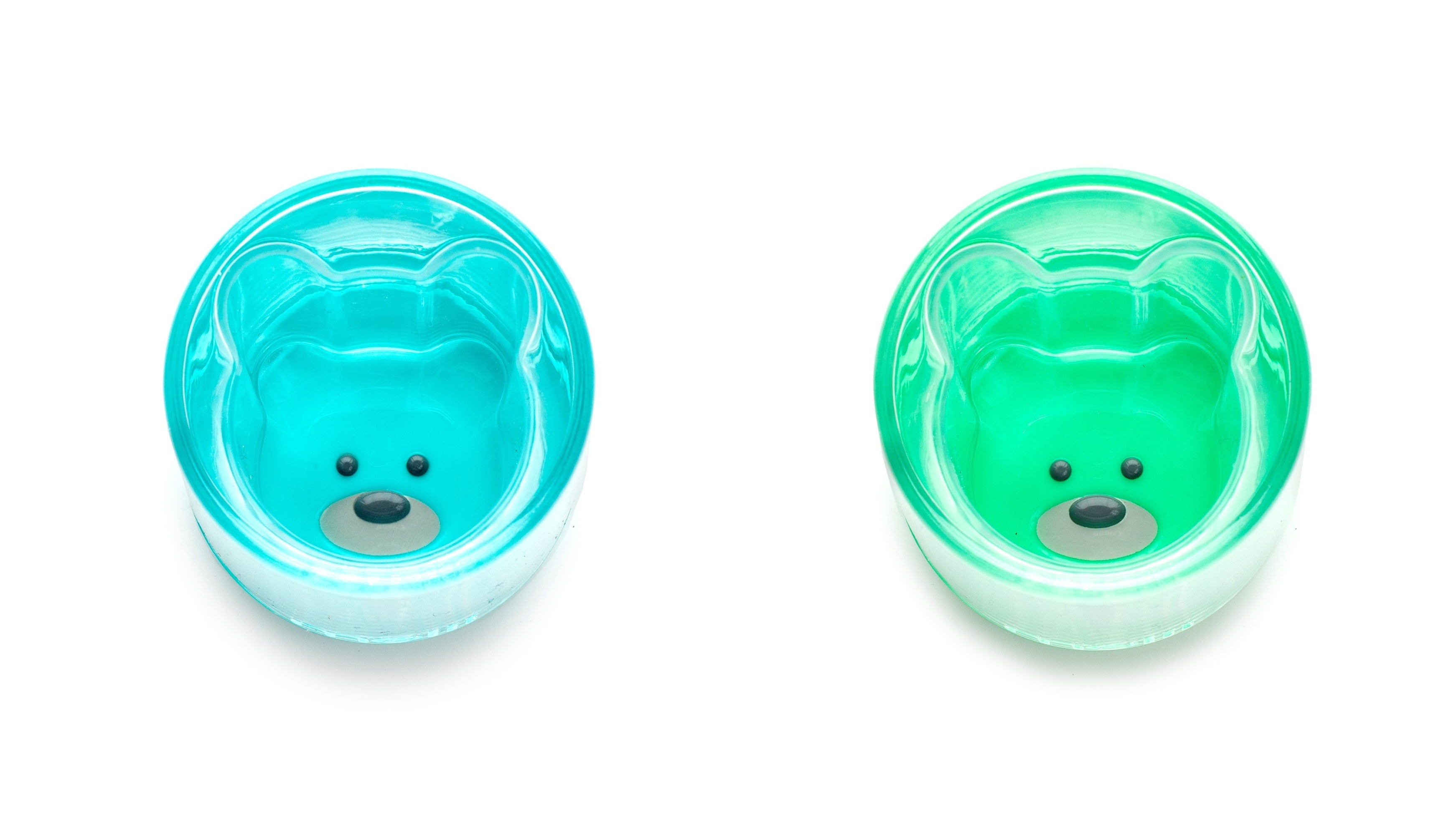 Kids Bear Shaped Sippy Cup Children Feeding Silicone Cup Drinking