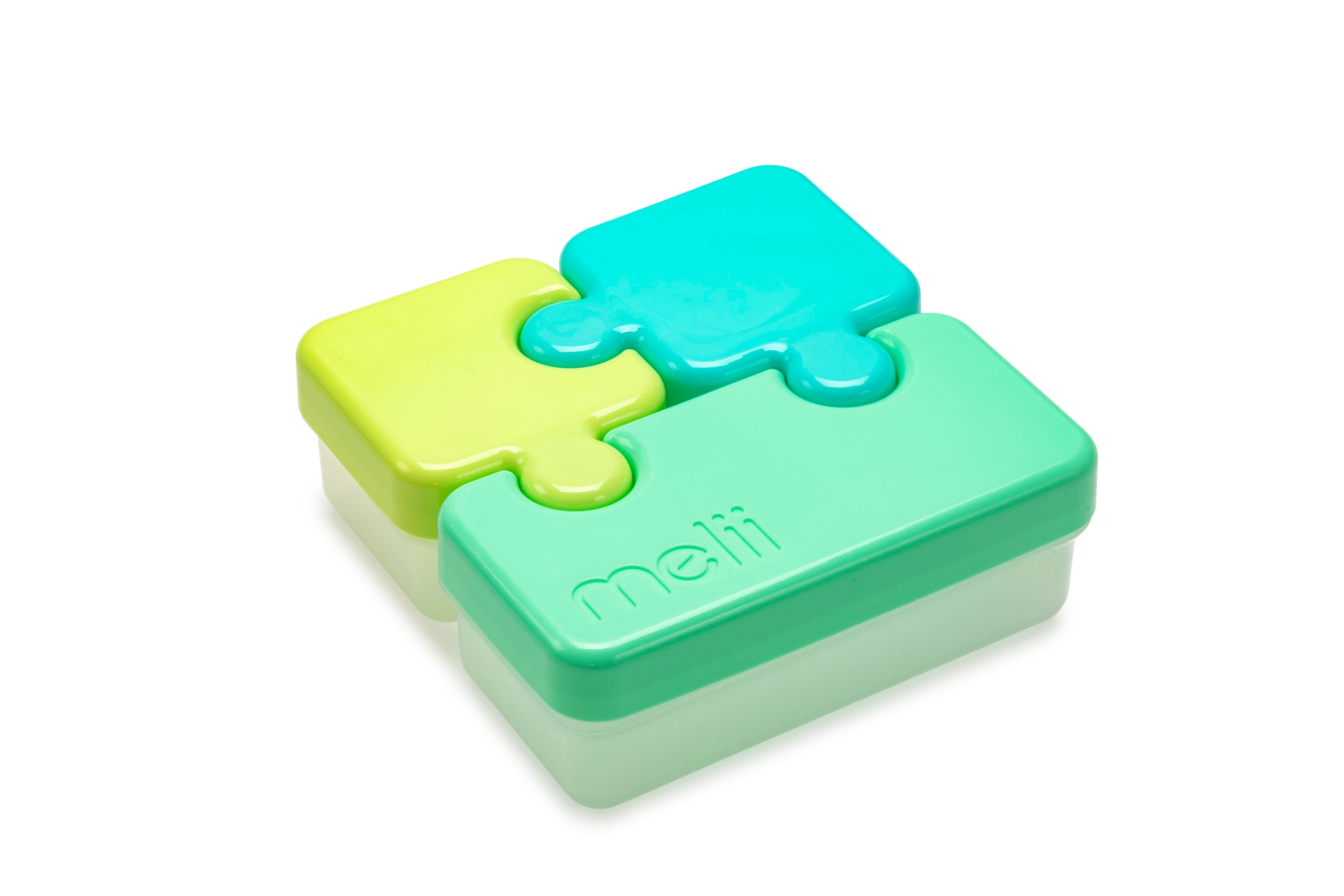 melii Silicone Baby Food Freezer Tray with Lid (Mint)