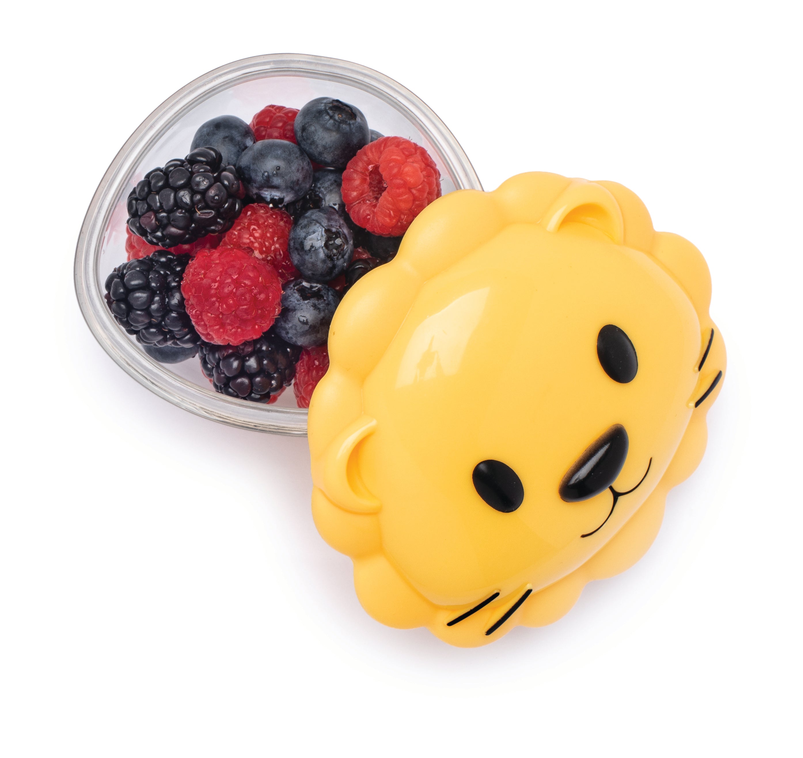 Melii Animal Snack Containers with Lid 2 Pack - Panda & Bear