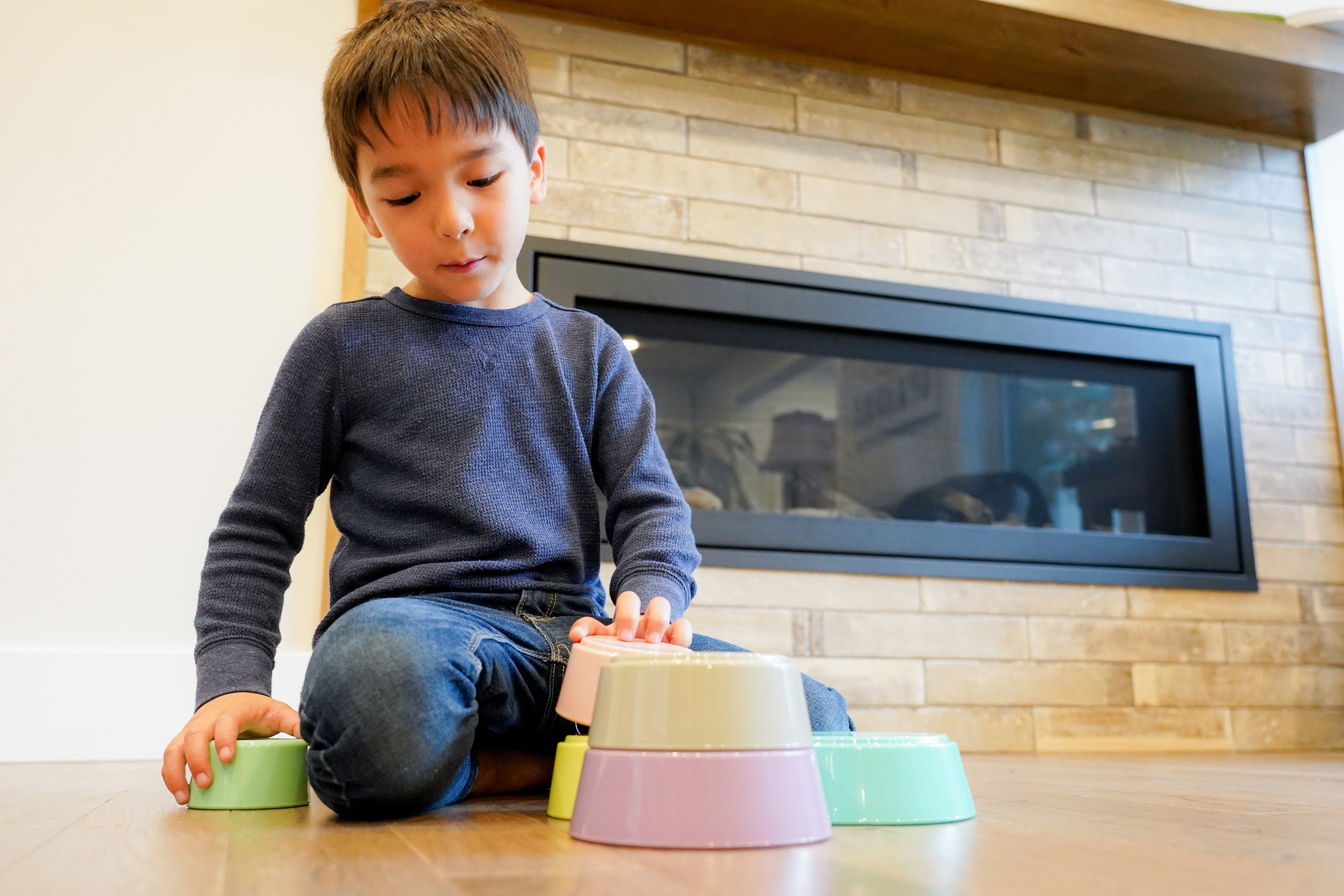 Stacking & Nesting Containers with Silicone Lids - 12 pieces – Meliibaby