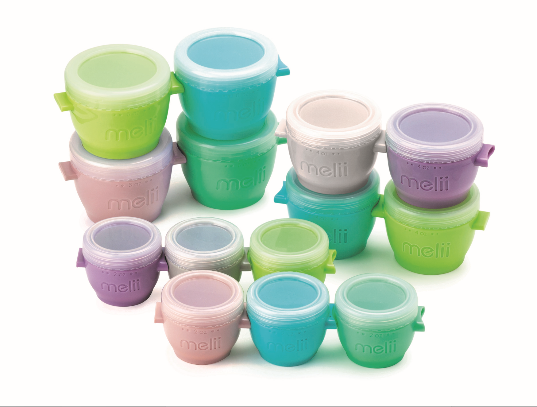 Softshell Snap-Close Silicone Food Storage Container Lime